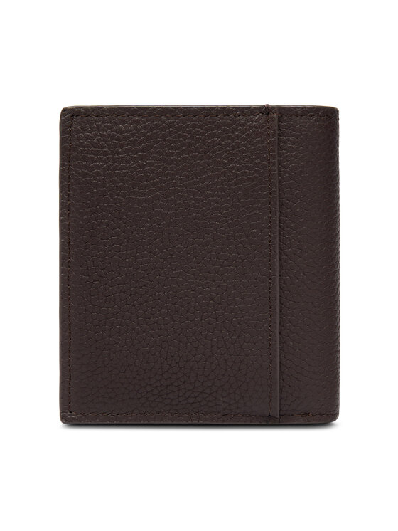 Calvin Klein Calvin Klein Велике Чоловіче Портмоне Foil Emboss Slim Trifold W Card LV04D1063G Коричневий