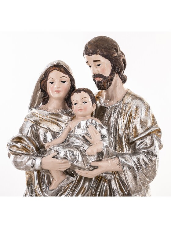 MIAhome MIAhome Figurka dekoracja świąteczna SAGRADA FAMILIA Srebrny