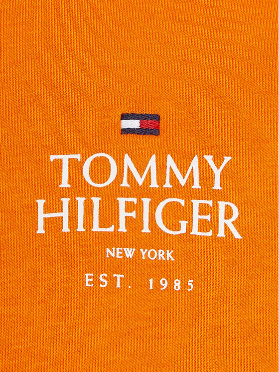 Tommy Hilfiger Tommy Hilfiger Džemperis Logo Print KB0KB09193 Oranžinė Regular Fit