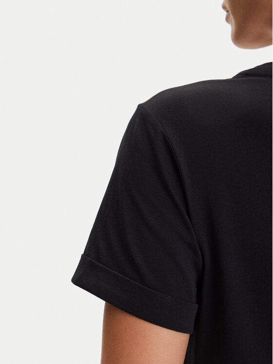 Liu Jo Sport Liu Jo Sport T-särk TF5163 JS923 Must Regular Fit