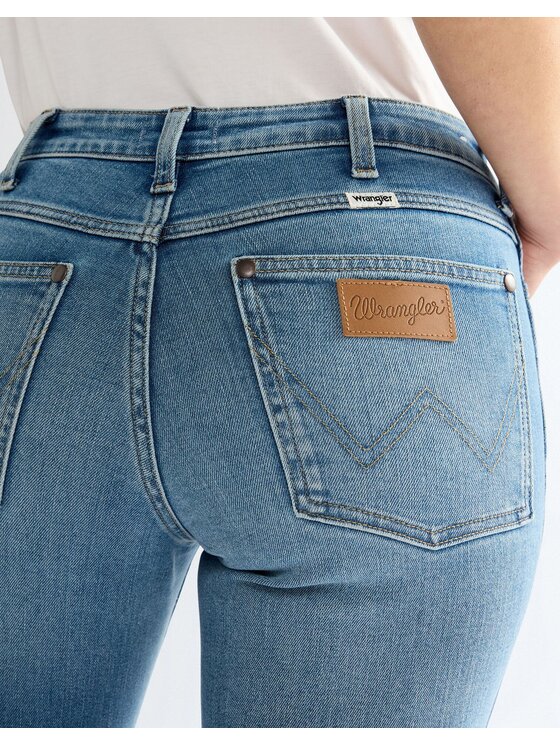 Wrangler Wrangler Jeansy STRAIGHT Niebieski Straight Leg