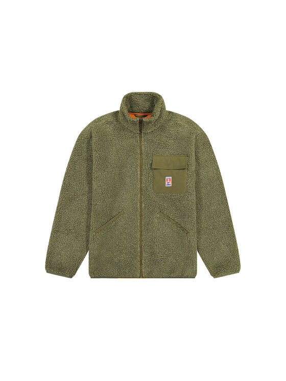 Wrangler Wrangler Kurtka zimowa CASEY SHEARLING JACKET Zielony Regular Fit