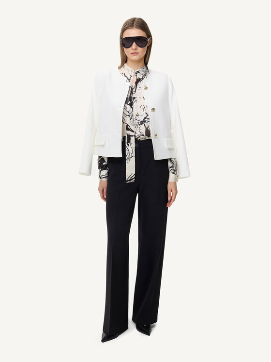 KMX KMX Marynarka 108400009 Écru Fitted Fit