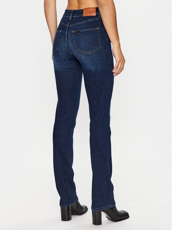 Liu Jo Liu Jo Džinsi UF3063 D4615 Tumši zils Straight Fit