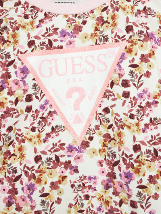 Guess Guess Majica dugih rukava K4BQ00 KAD73 Ružičasta Regular Fit