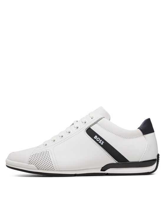 Hugo boss saturn trainers on sale white