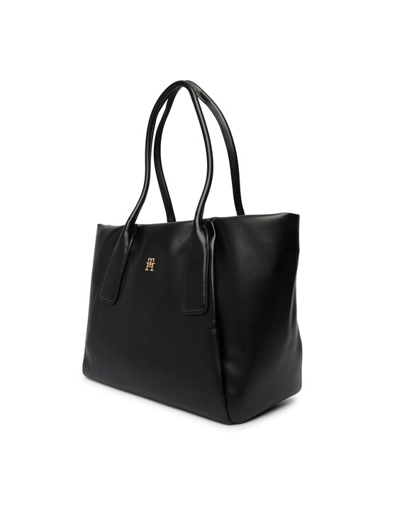 Tommy Hilfiger Tommy Hilfiger Kabelka Th Essential Tote AW0AW18374 Čierna