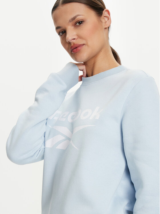 Reebok Reebok Bluza Fleece Crew 100037628 Niebieski Regular Fit