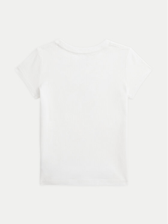 Polo Ralph Lauren Polo Ralph Lauren T-Shirt 312957377001 Bílá Regular Fit