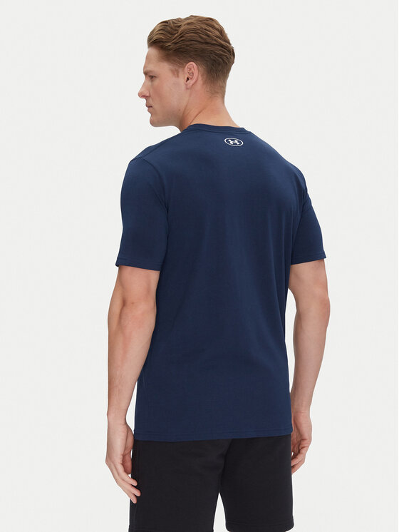 Under Armour Under Armour T-särk Ua Sportstyle Logo Update Ss 1382911 Tumesinine Loose Fit