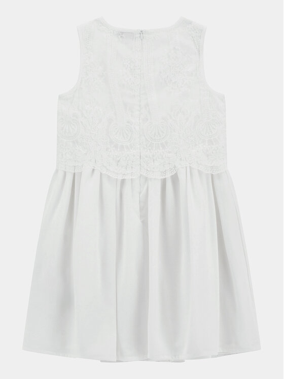 Guess Guess Elegantiška suknelė J4RK35 WFYC0 Balta Regular Fit