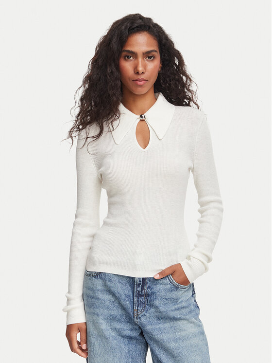 HUGO HUGO Pullover Sdropa 50562687 Creme Slim Fit