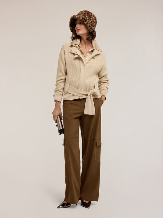 Motivi Motivi Maglione M502W003604N021 Crema Regular Fit