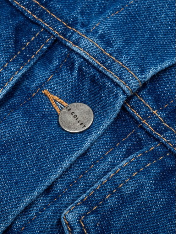 Le Collet Le Collet Kurtka jeansowa NEW SIENA Granatowy Classic Fit