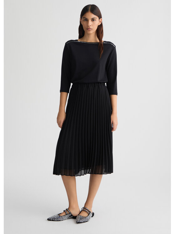 Liu Jo Abito da cocktail WA5351T041422222 Nero Regular Fit