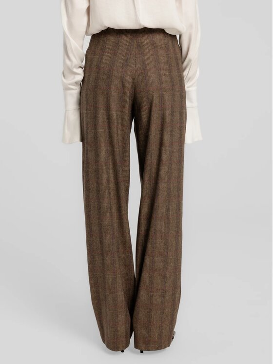 MANDRAGORA MANDRAGORA Pantaloni da donna Gante Marrone Standard Fit