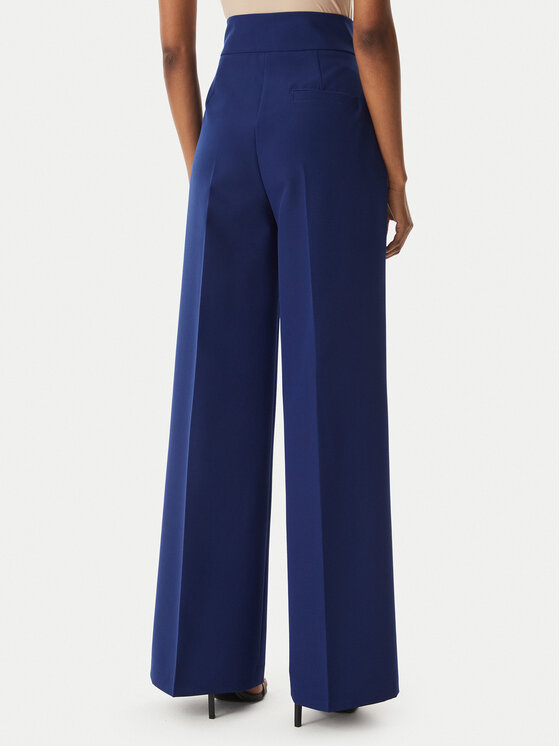 Maryley Maryley Medžiaginės kelnės 26EB680/43FR Tamsiai mėlyna Regular Fit