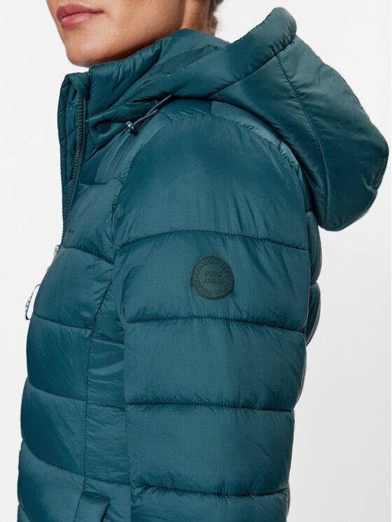 Pepe Jeans Pepe Jeans Μπουφάν χειμωνιάτικο Maddie Long PL402252 Πράσινο Regular Fit