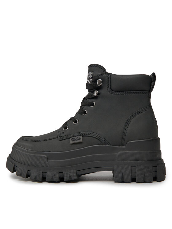 Buffalo Buffalo Schnürstiefeletten Aspha Desert 1622290 Schwarz