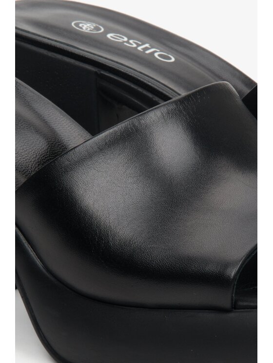 Estro Estro Παντόφλες ER00112882 Μαύρο
