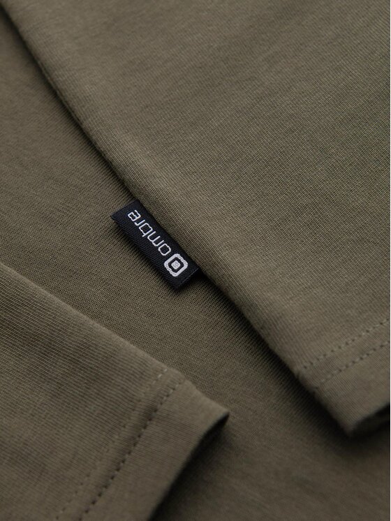 Ombre Ombre Longsleeve OM-LSBL-0142 Khaki Regular Fit