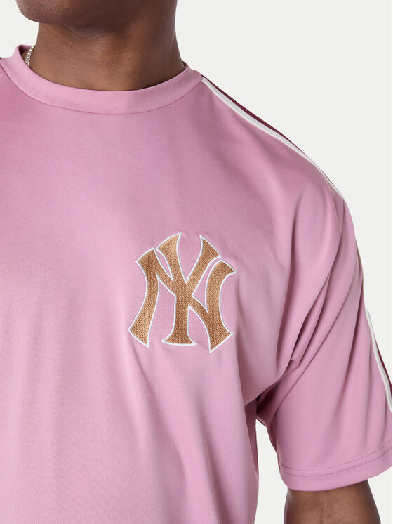 New Era New Era T-Shirt New York Yankees MLB Floral 60596338 Różowy Regular Fit