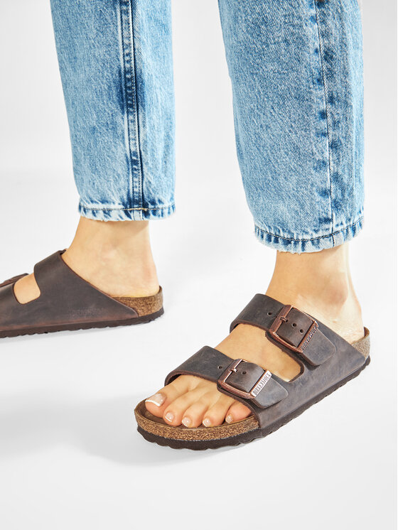 Birkenstock Birkenstock Klapki Arizona 0052533 Brązowy