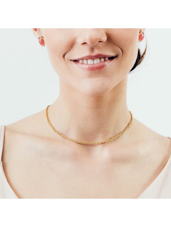Giorre Giorre Choker 6636_21018 Żółte złocenie