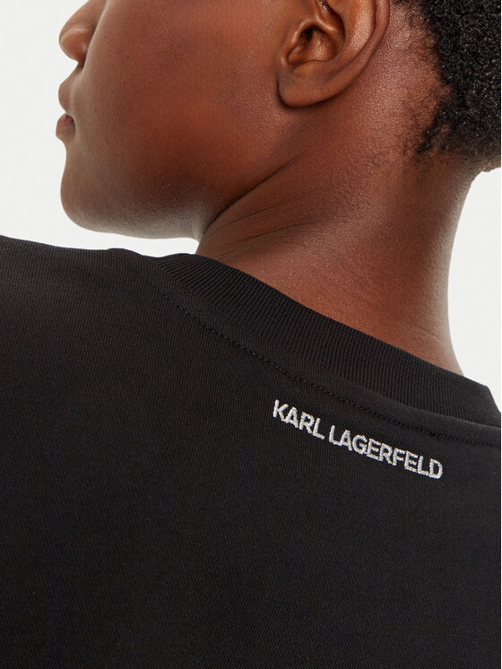 KARL LAGERFELD KARL LAGERFELD Felpa 245W1815 Nero Regular Fit