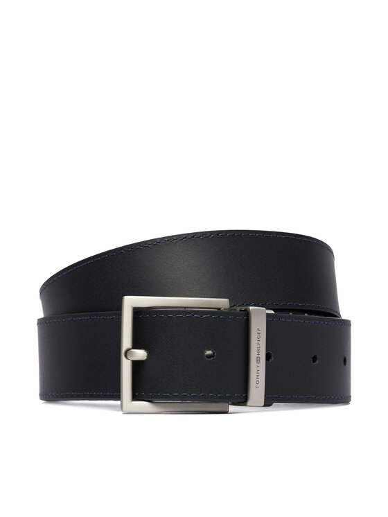 Tommy Hilfiger Tommy Hilfiger Pánský pásek Hudson Rev 3.5 AM0AM13945 Černá