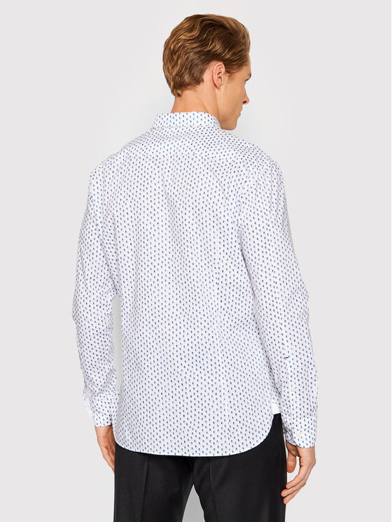 Camicia Magneton_1 50462726 Bianco Slim Fit