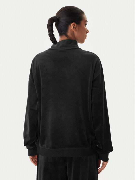 Juicy Couture Juicy Couture Світшот JCBAS224810 Чорний Regular Fit