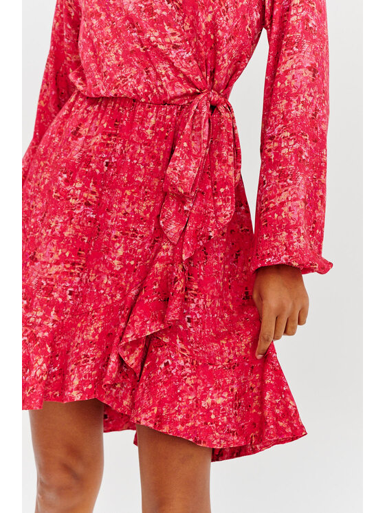 NAOKO NAOKO Každodenní šaty My Love Side Růžová Regular Fit