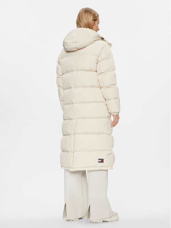 Tommy Jeans Tommy Jeans Пухено яке Alaska DW0DW14287 Екрю Regular Fit