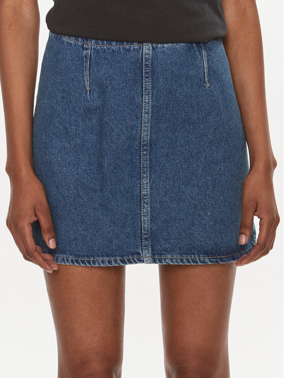 Calvin Klein Jeans Gonna di jeans Darted J20J222482 Blu Regular Fit, taglia : 25