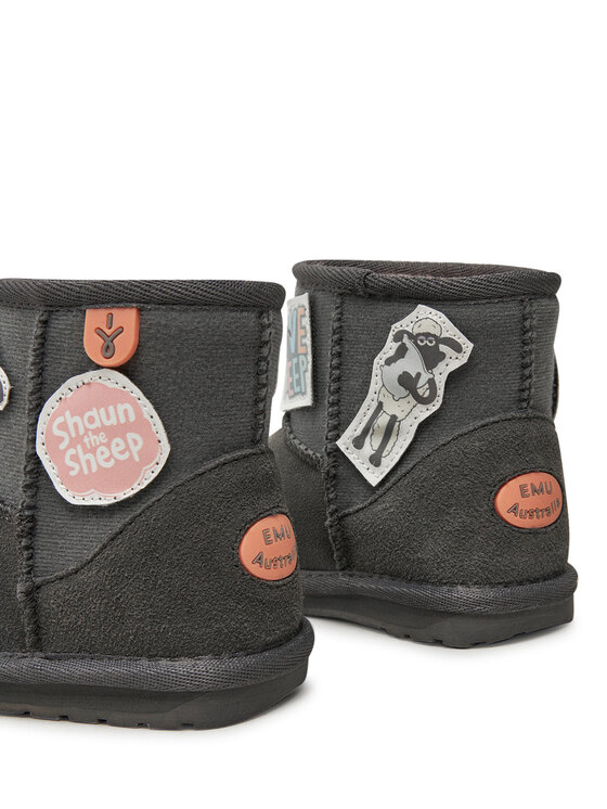 EMU Australia EMU Australia Stivali da neve Shaun The Sheep Play K13152 Grigio