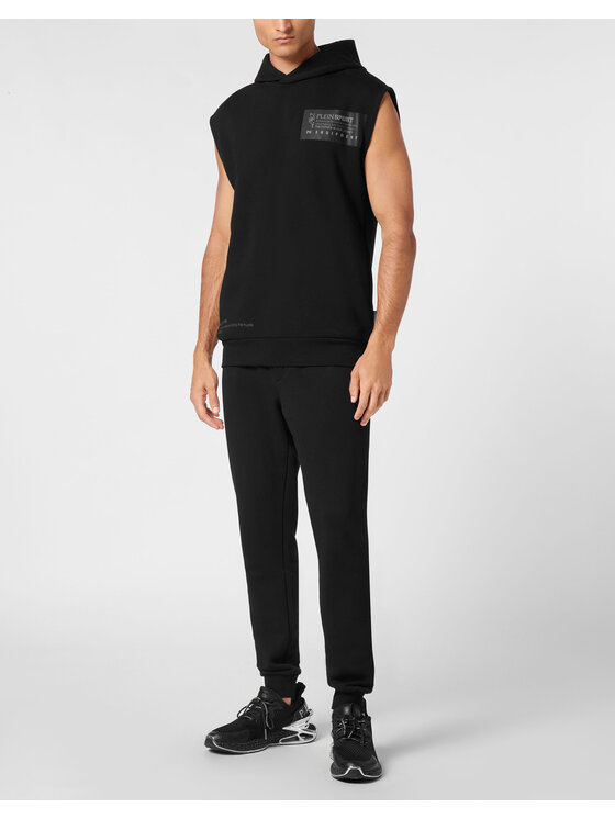 Plein Sport Plein Sport Top 14285 Czarny Relaxed Fit