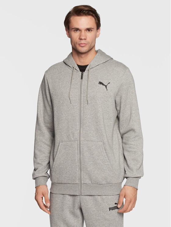 Puma Puma Μπλούζα Essentials Small Logo 586702 Γκρι Regular Fit