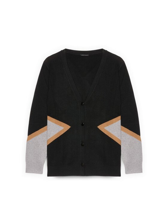 Fiorella Rubino Fiorella Rubino Cardigan M740L008124N0S3 Nero Regular Fit