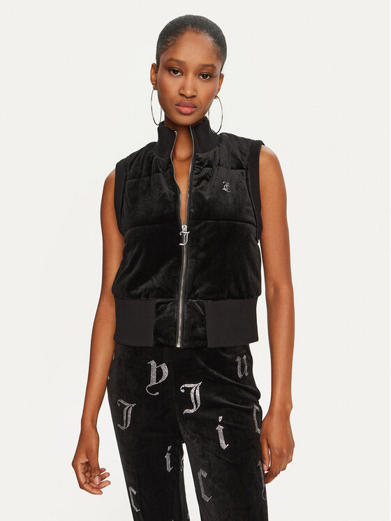 Juicy Couture Juicy Couture Ujjatlan Thunder JCOGL224555 Fekete Slim Fit