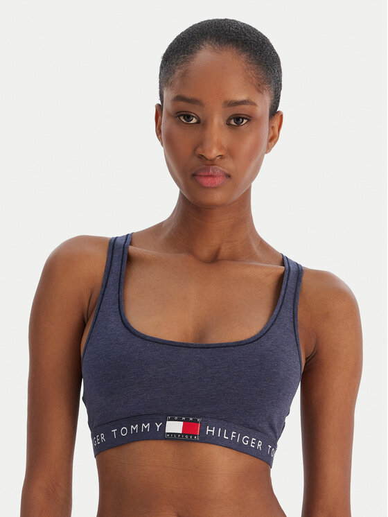 Tommy Hilfiger Tommy Hilfiger Sportinė liemenėlė UW0UW06221 Tamsiai mėlyna