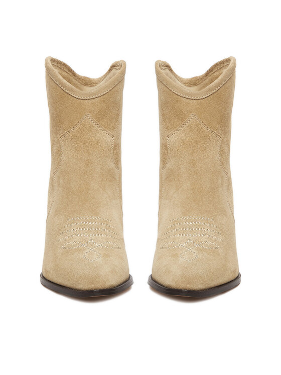 Badura Badura Cizme și botine cowboy EO-APRIL-25FW217 Bej