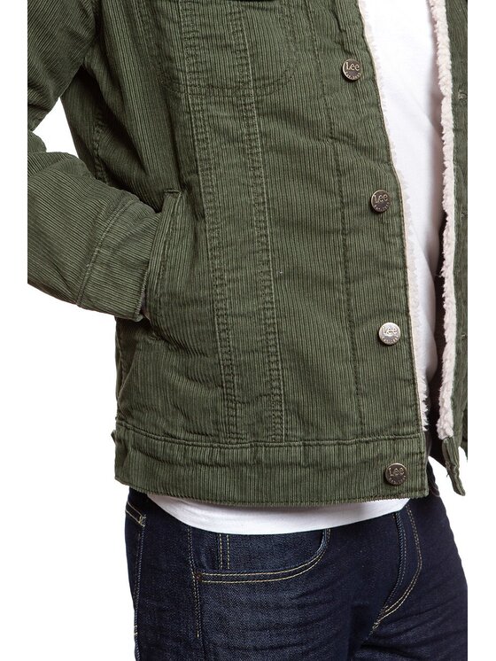 Lee Lee Giubbotto invernale SHERPA JACKET Verde Regular Fit