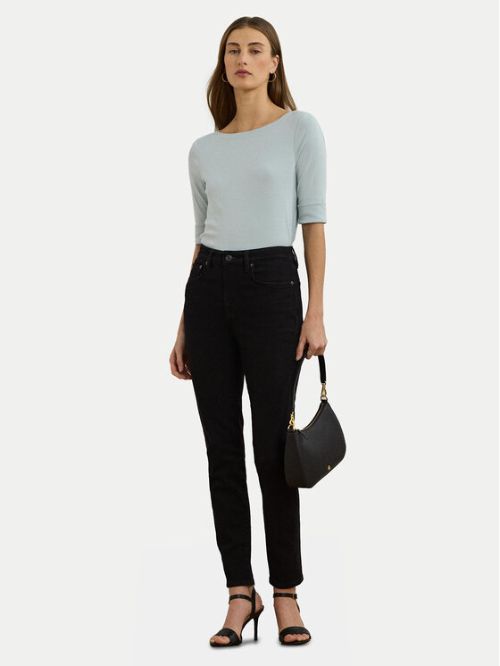 LAUREN RALPH LAUREN LAUREN RALPH LAUREN Bluzka 200654963187 Błękitny Slim Fit