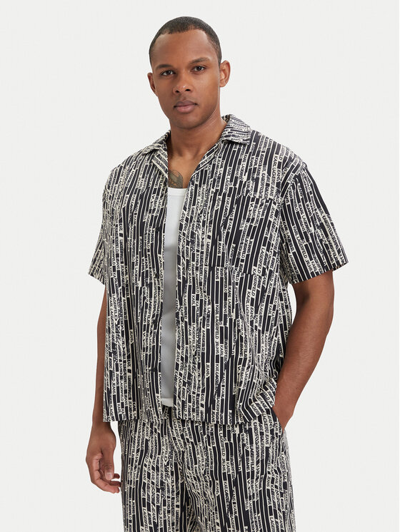 Karl Lagerfeld Jeans Karl Lagerfeld Jeans Krekls B2M16011 Melns Regular Fit