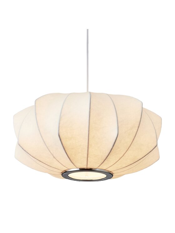 MIAhome MIAhome Lampa wisząca SILK V-shape biała 45 cm Biały