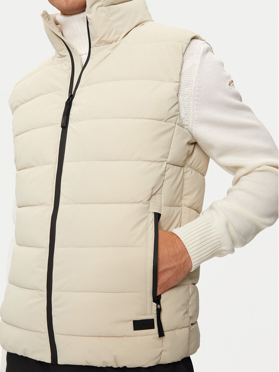 CMP CMP Kamizelka 34K0757 Écru Regular Fit
