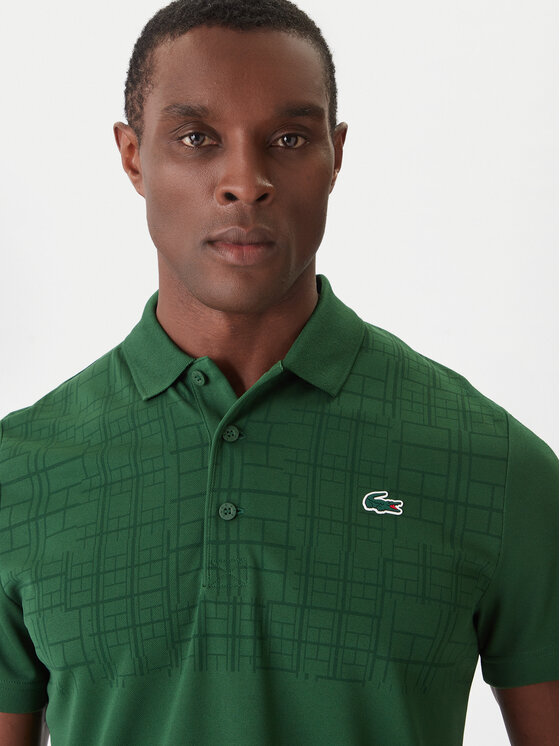 Lacoste Lacoste Polo majica DH4777 Zelena Regular Fit