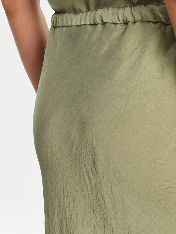 Marella Marella Gonna midi No 2513101055 Verde Regular Fit