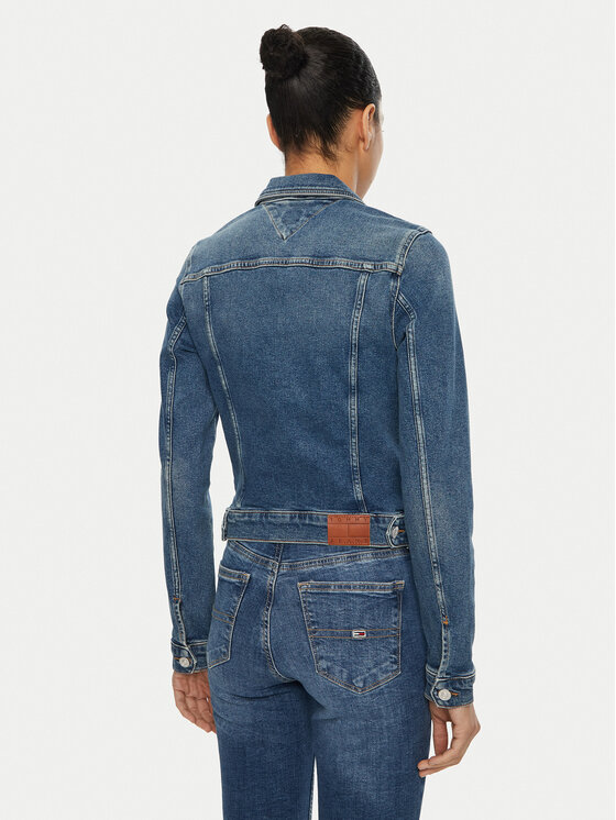 Tommy Jeans Tommy Jeans Jeans jakna Vivianne DW0DW20158 Mornarsko modra Regular Fit